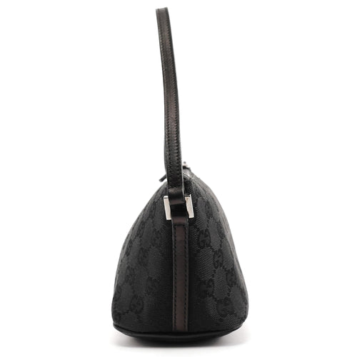 07198 Black GG Boat Pochette
