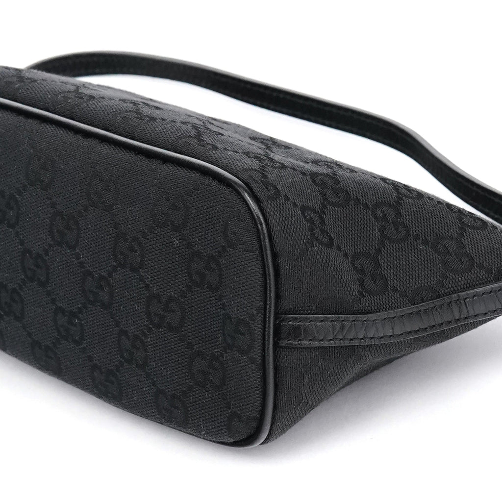 07198 Black GG Boat Pochette