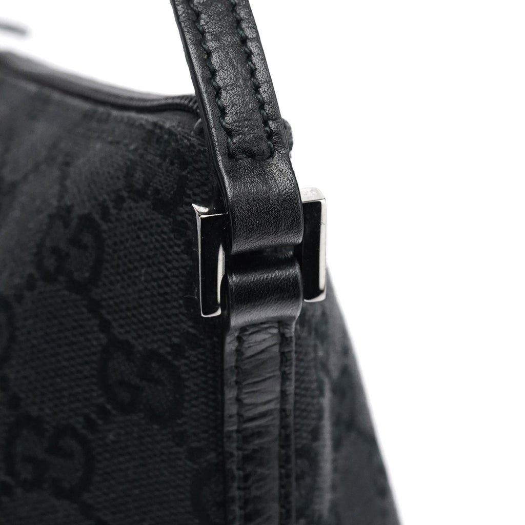 07198 Black GG Boat Pochette