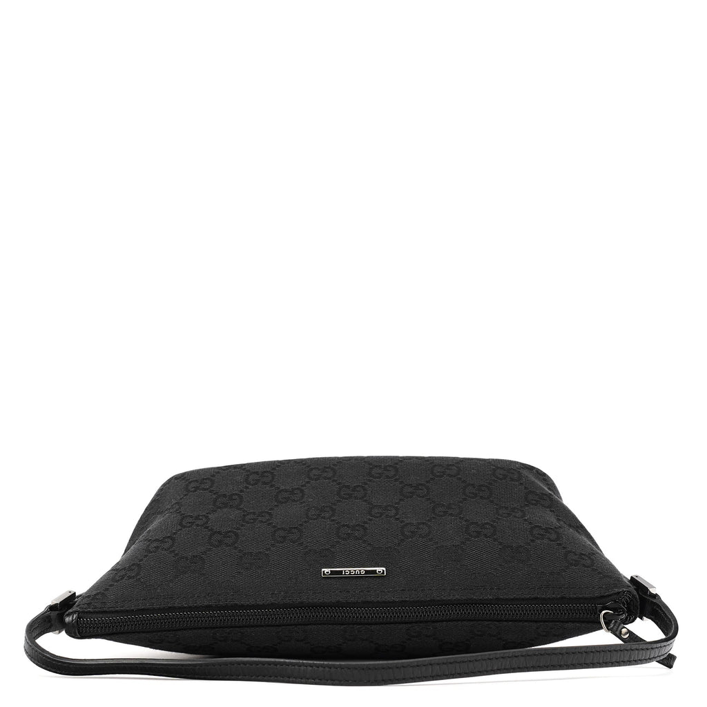 07198 Black GG Boat Pochette