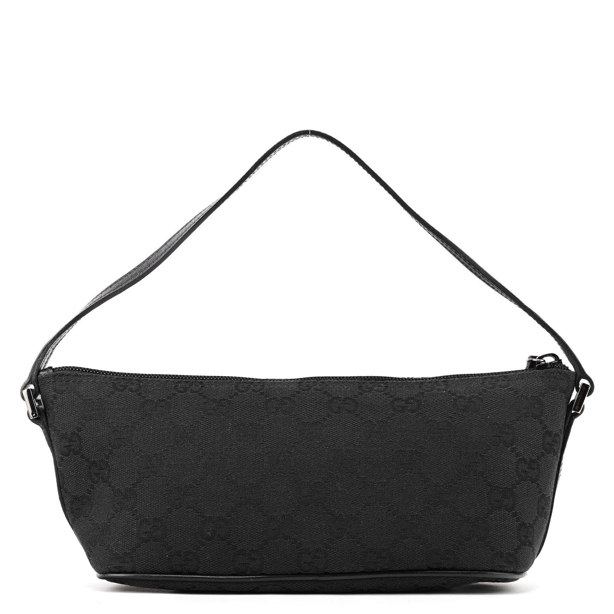 07198 Black GG Boat Pochette