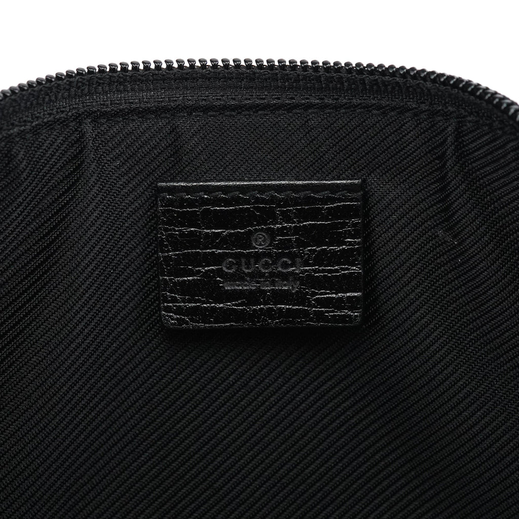 07198 Black GG Boat Pochette