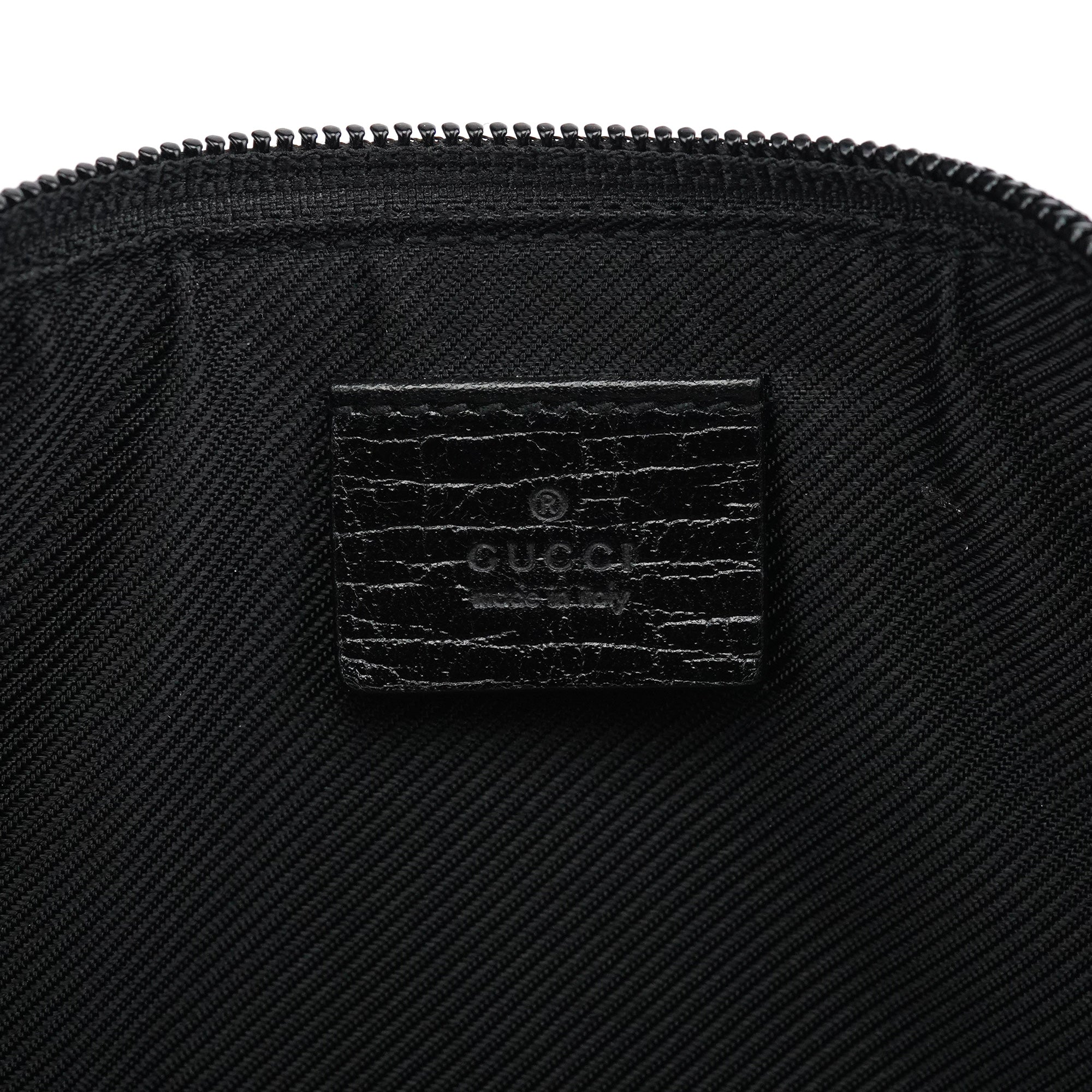 07198 Black GG Boat Pochette