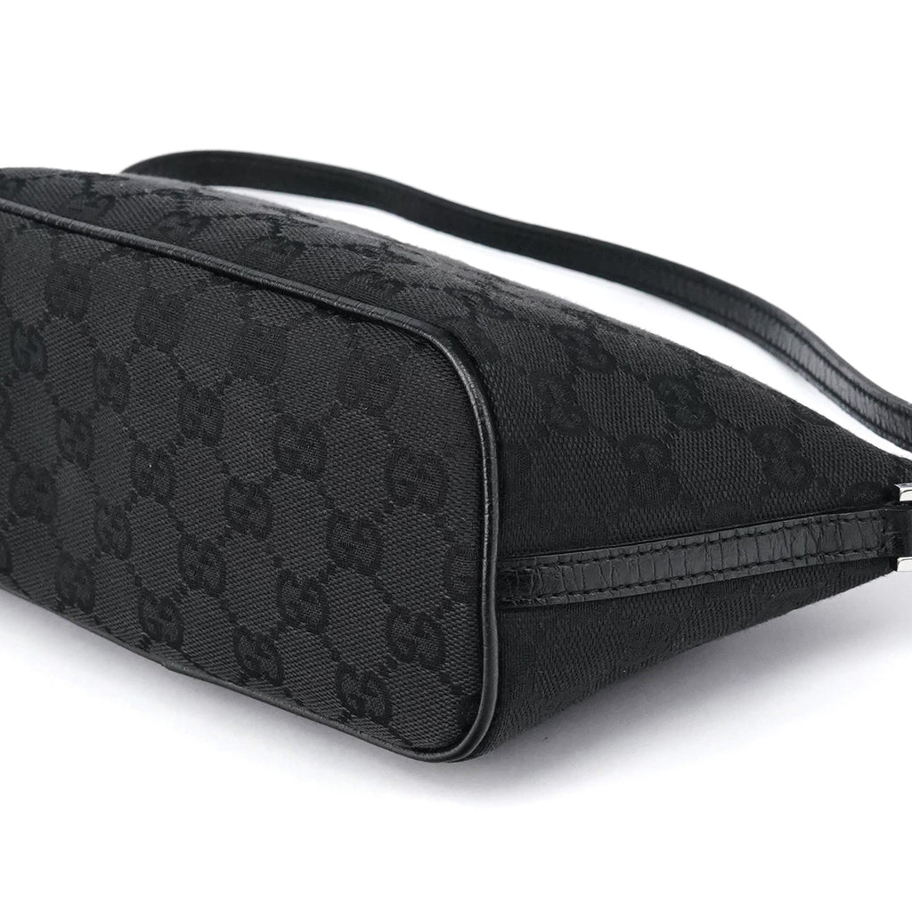 07198 Black GG Boat Pochette