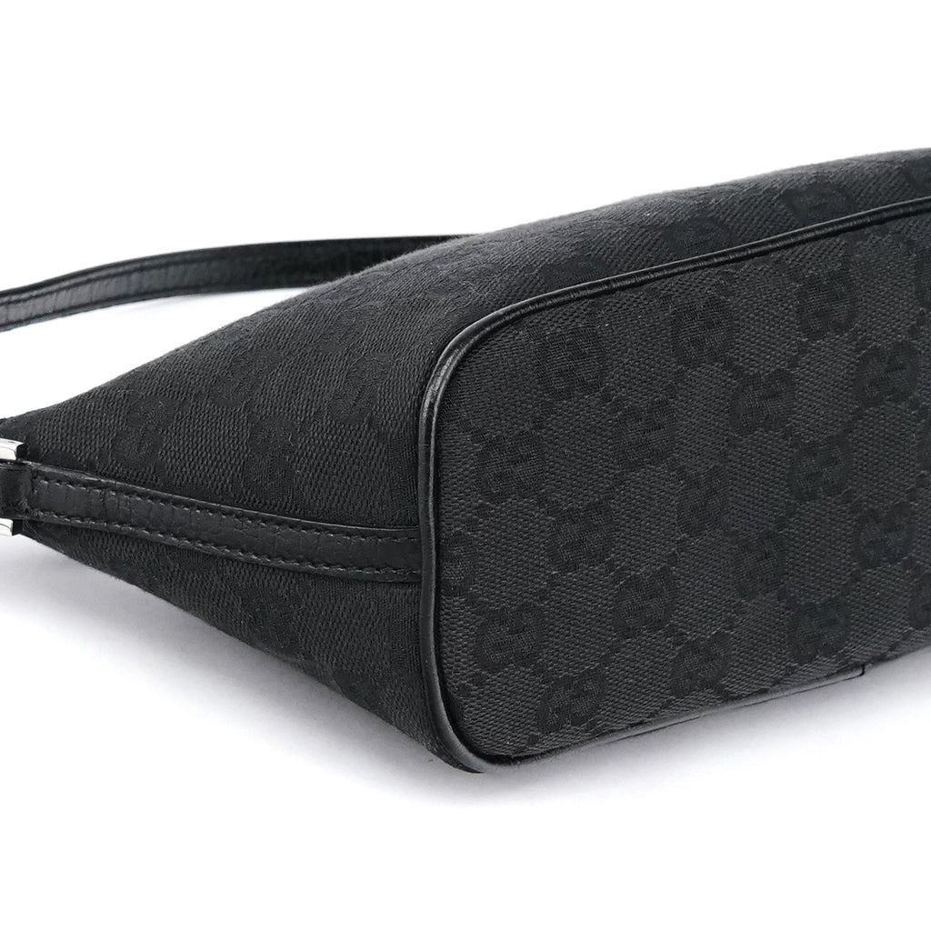 07198 Black GG Boat Pochette
