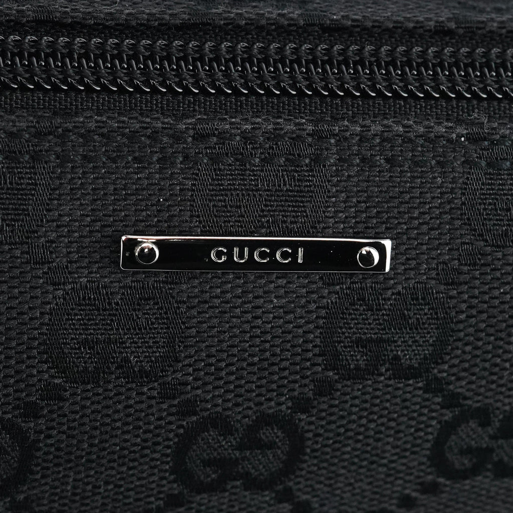 07198 Black GG Boat Pochette