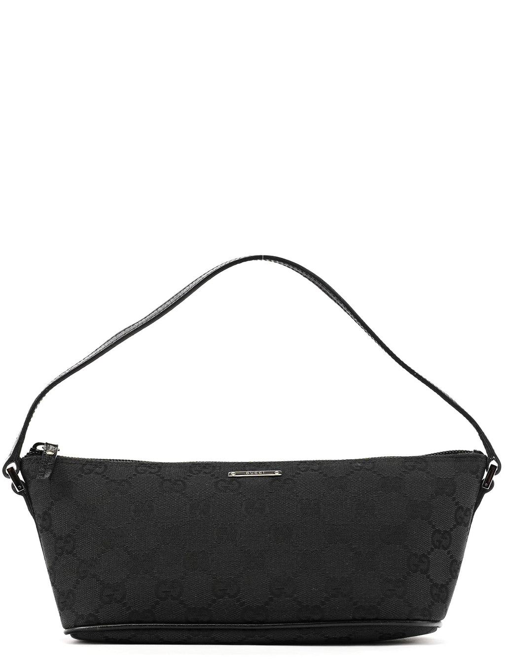 07198 Black GG Boat Pochette