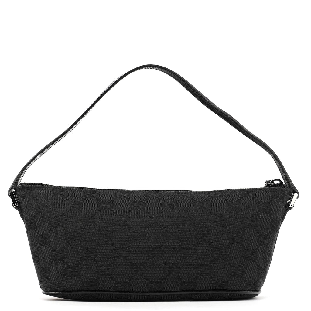 07198 Black GG Boat Pochette
