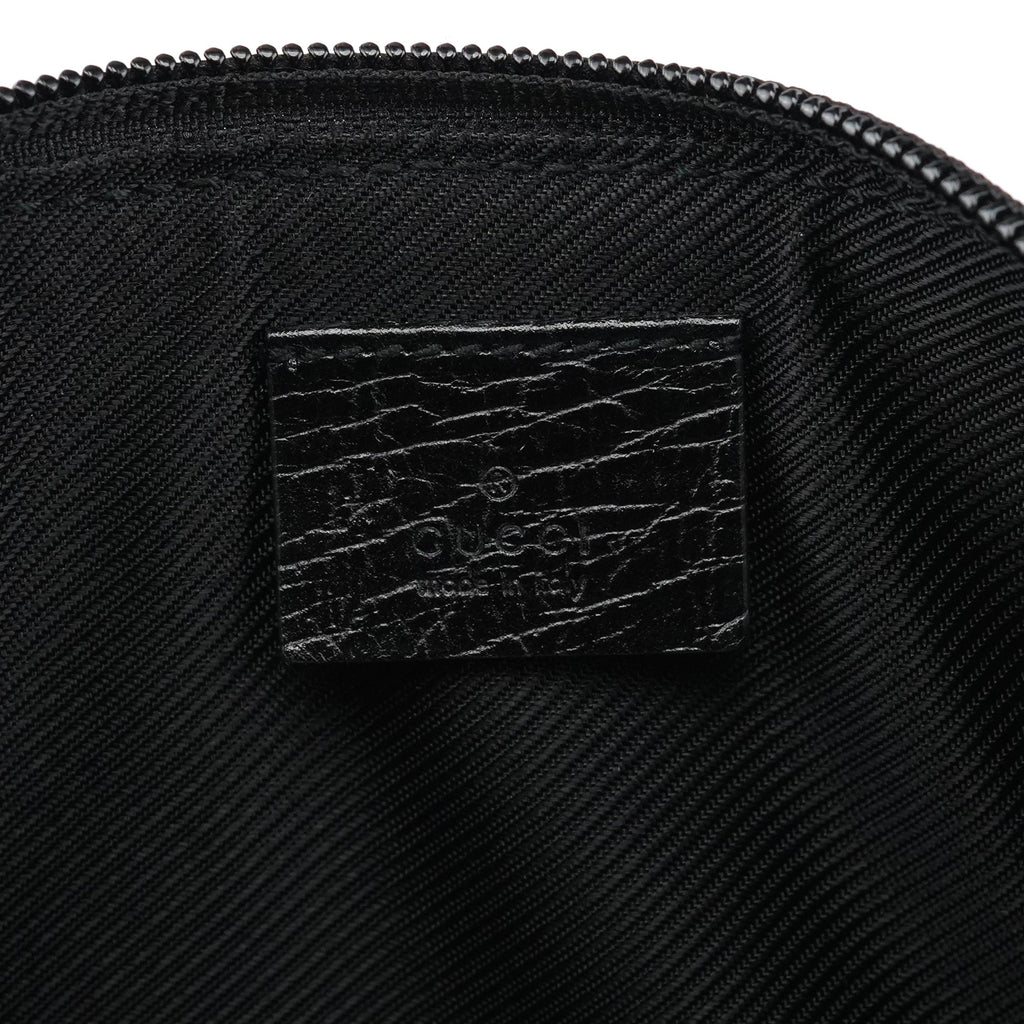 07198 Black GG Boat Pochette