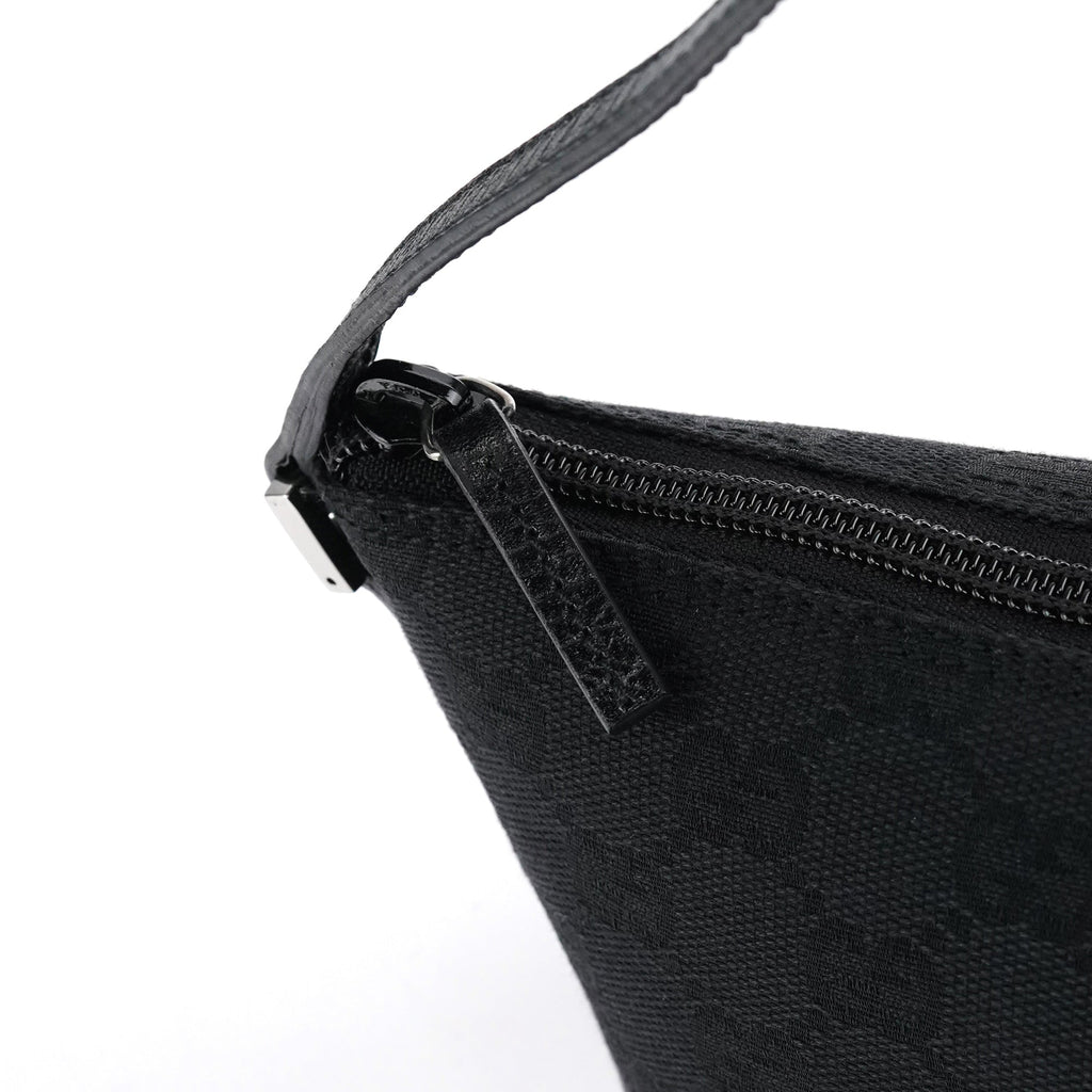 07198 Black GG Boat Pochette