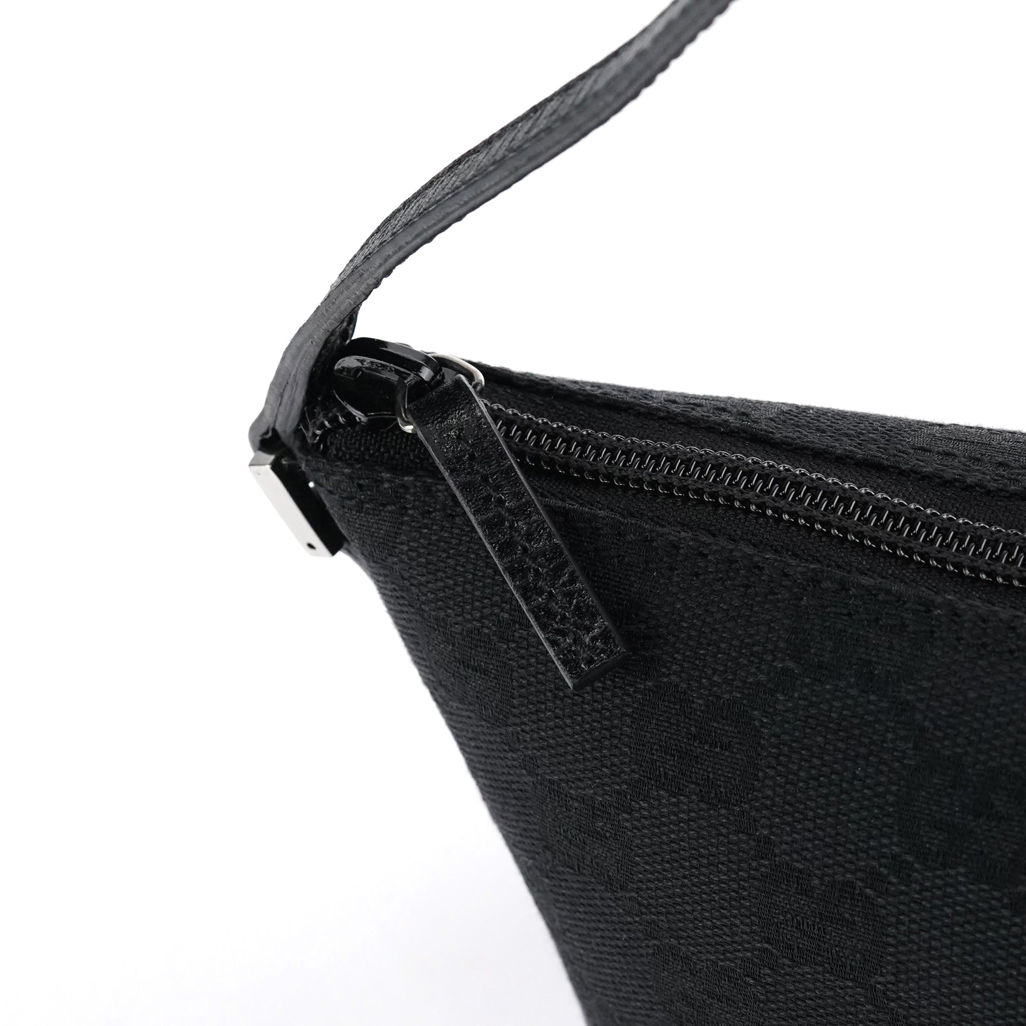 07198 Black GG Boat Pochette