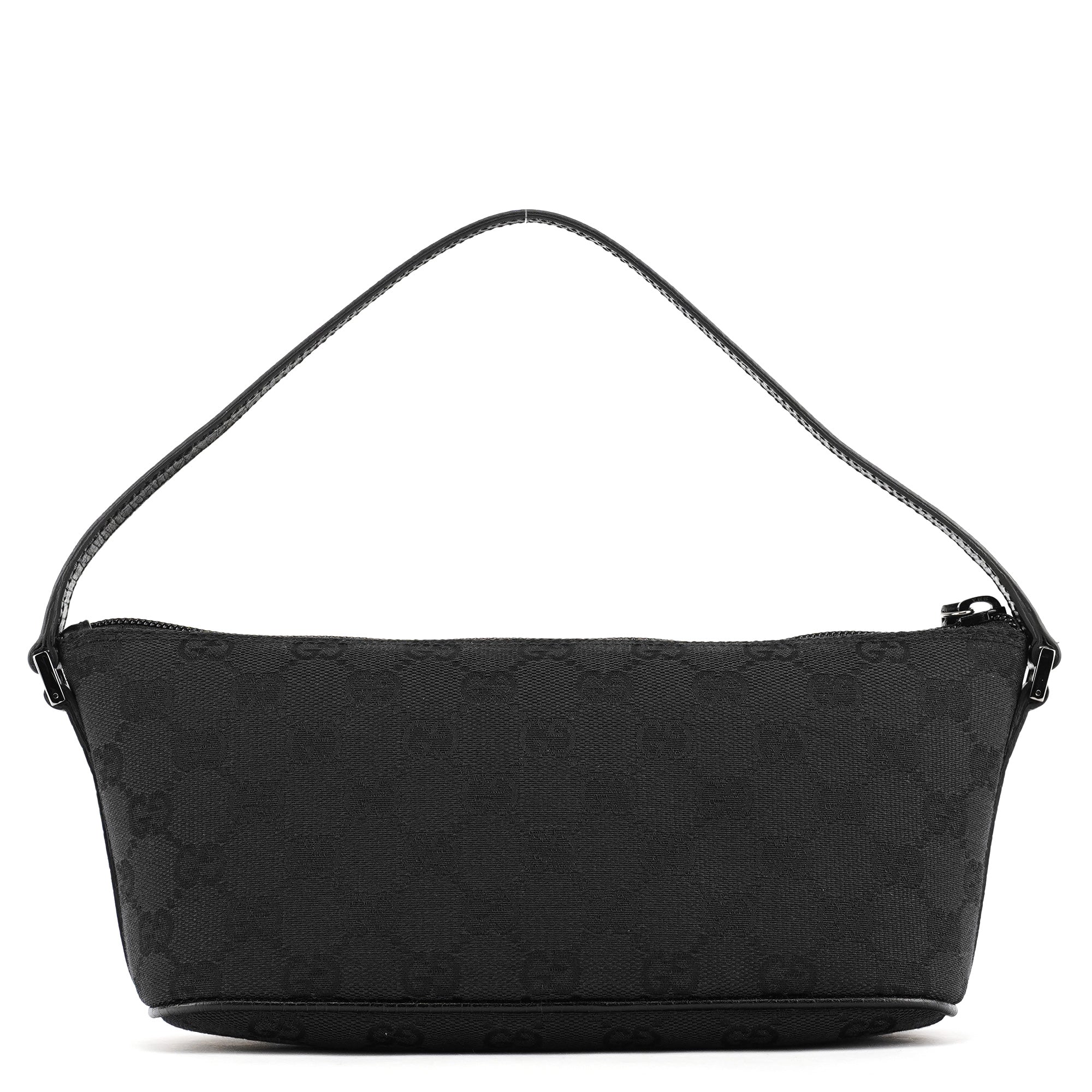 07198 Black GG Boat Pochette