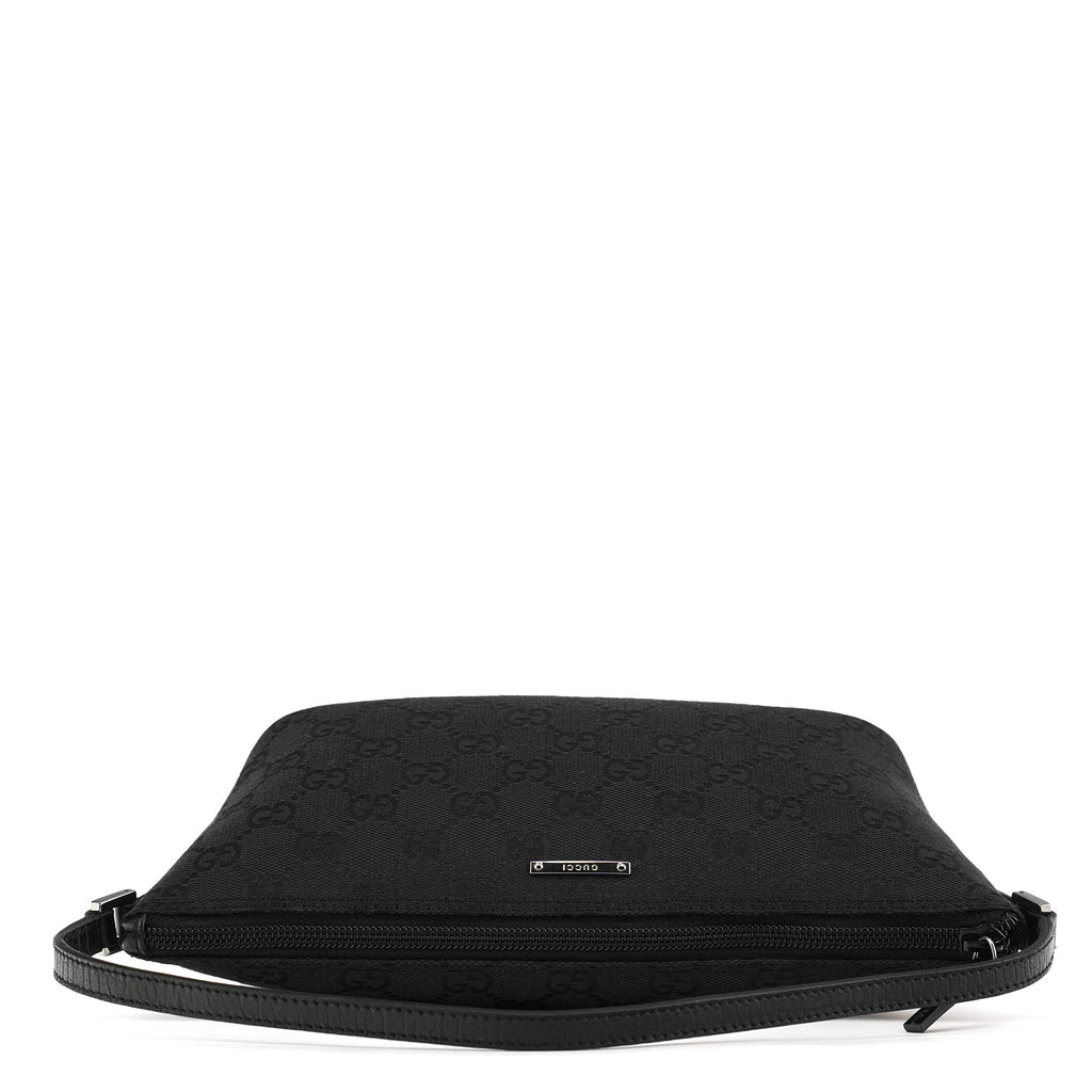 07198 Black GG Boat Pochette