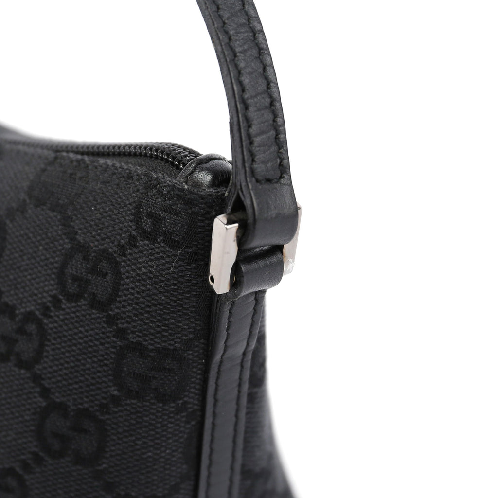 07198 Black GG Boat Pochette