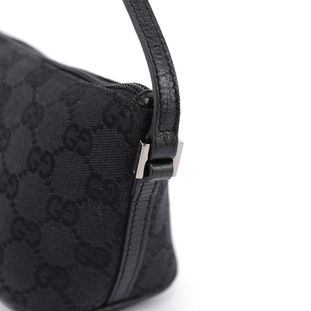 07198 Black GG Boat Pochette