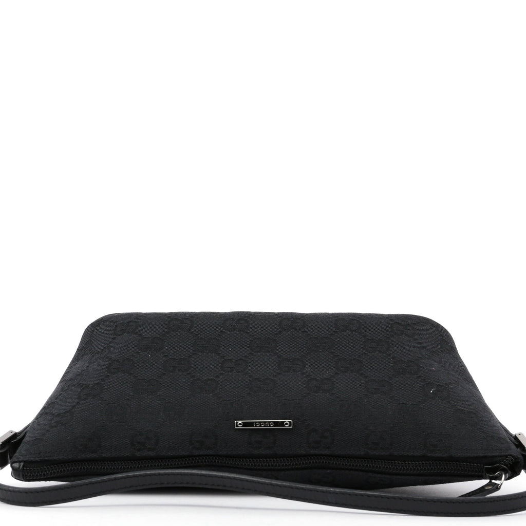 07198 Black GG Boat Pochette
