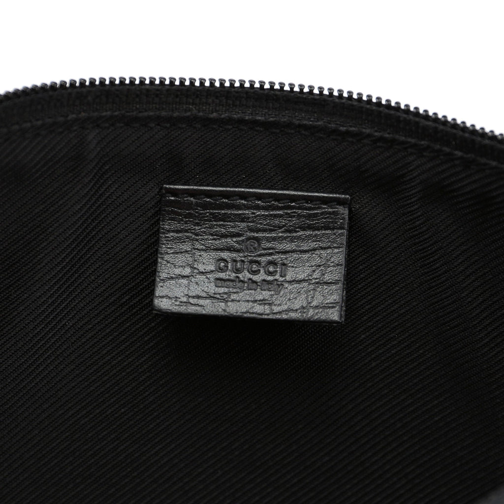 07198 Black GG Boat Pochette