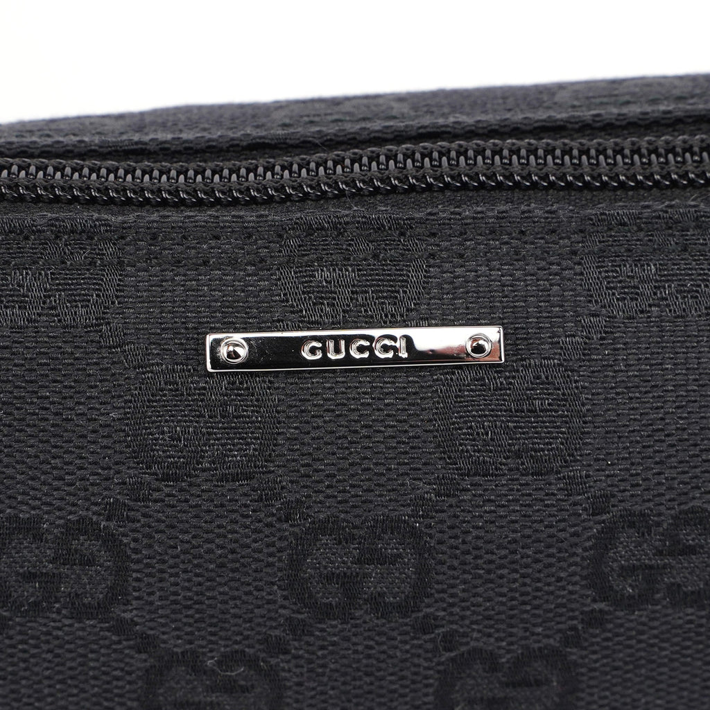 07198 Black GG Boat Pochette