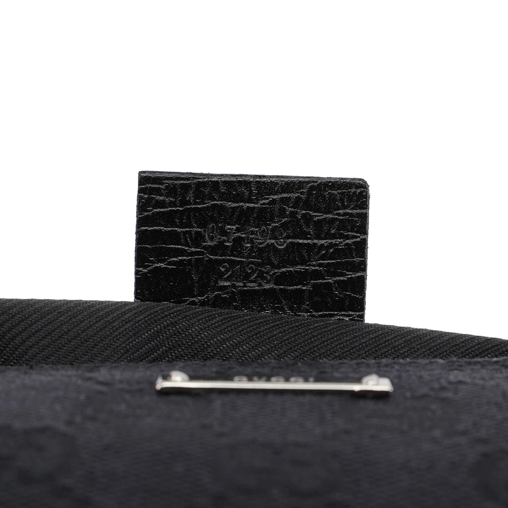 07198 Black GG Boat Pochette