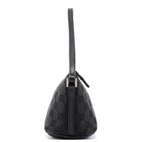 07198 Black GG Boat Pochette