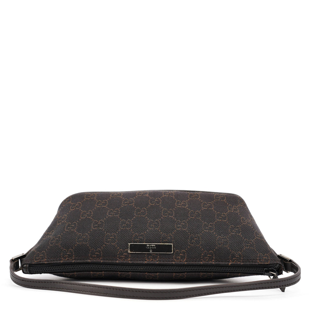 07198 Brown GG Boat Pochette