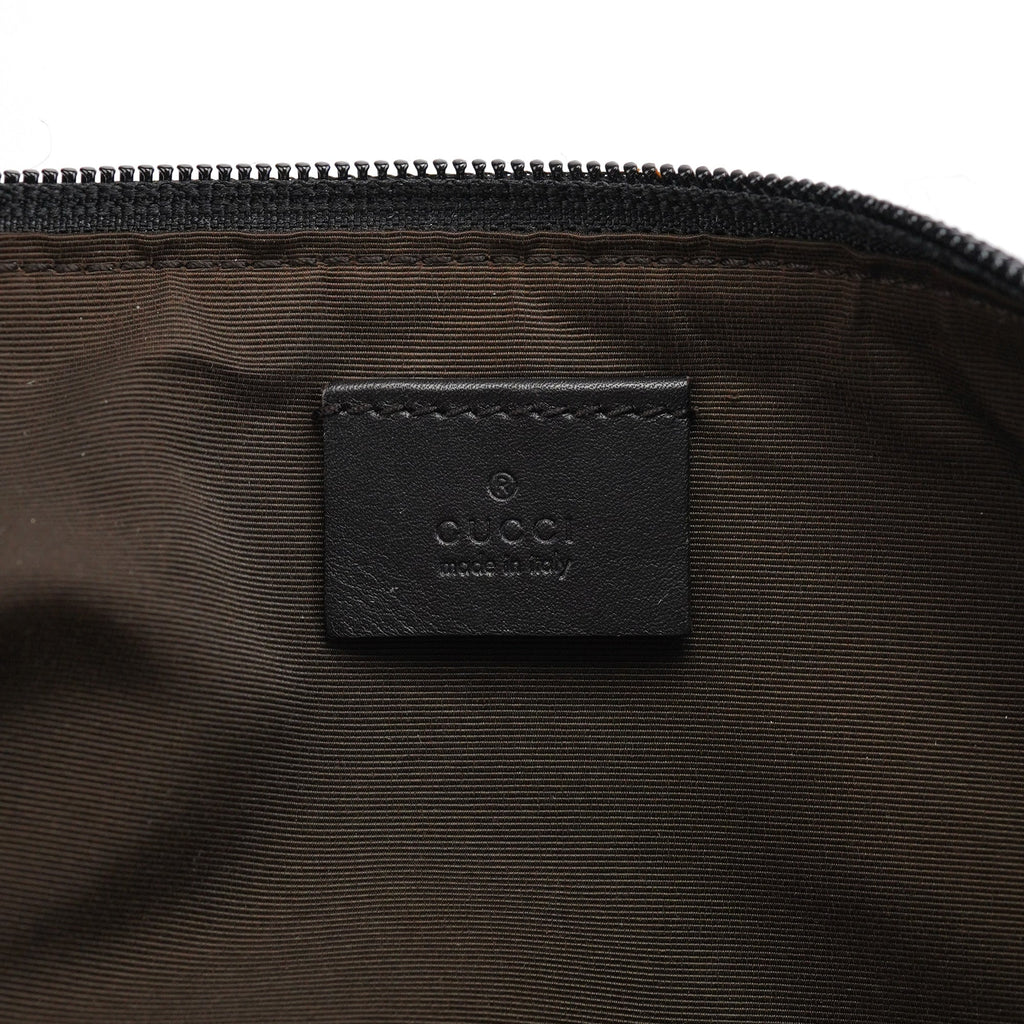 07198 Brown GG Boat Pochette