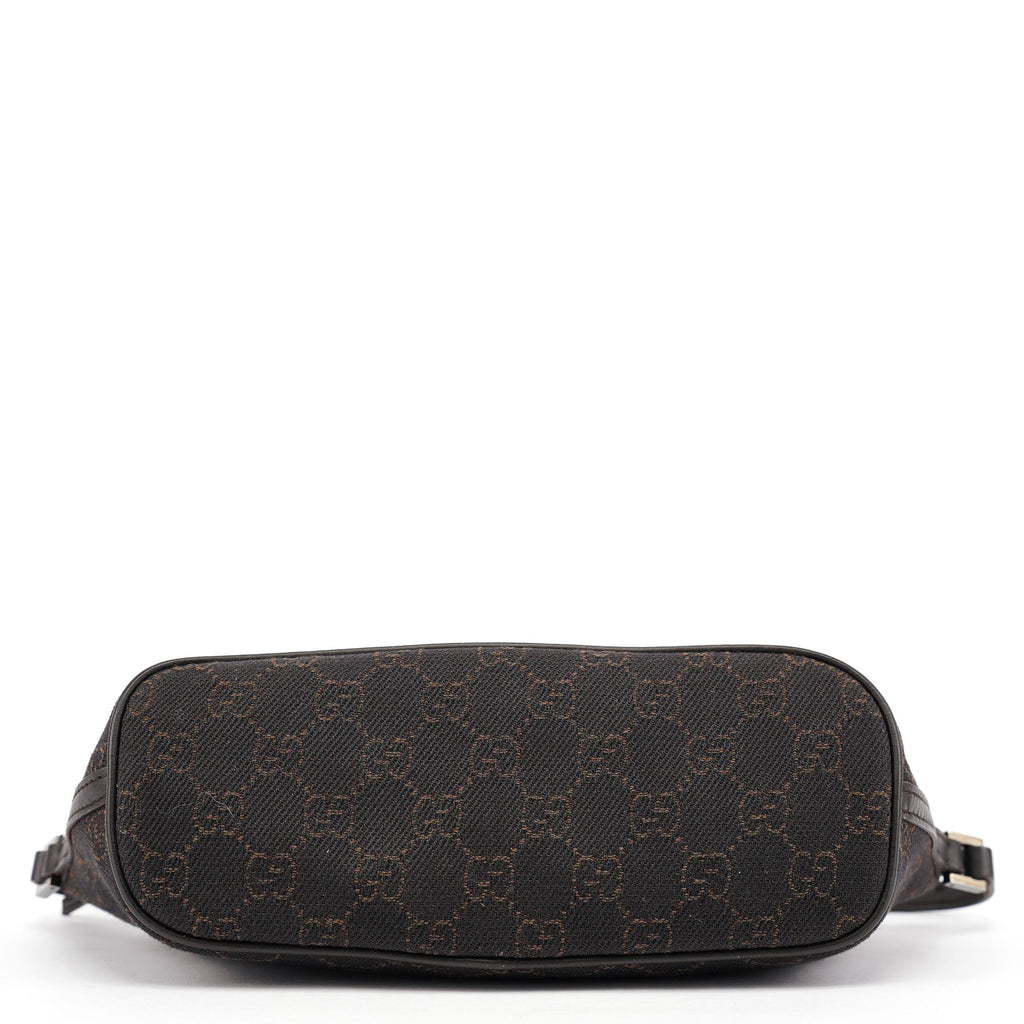 07198 Brown GG Boat Pochette