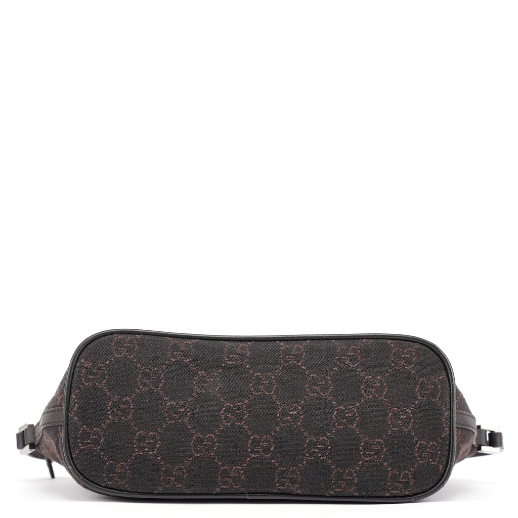 07198 Brown GG Boat Pochette