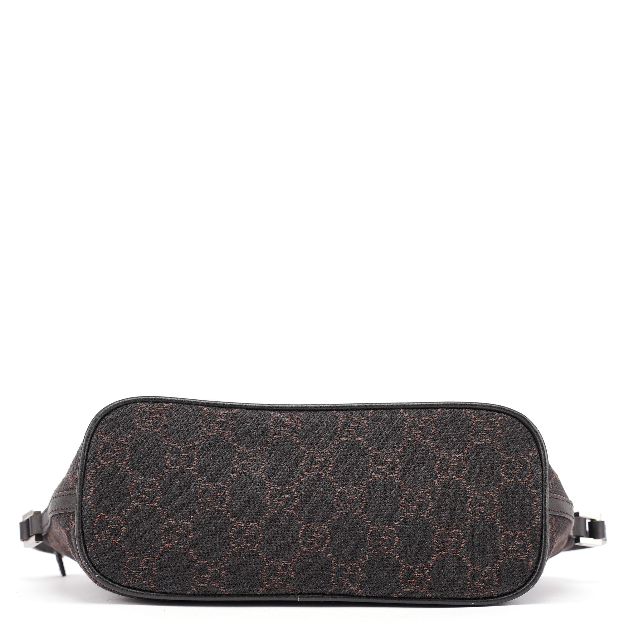 07198 Brown GG Boat Pochette