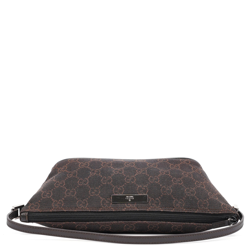 07198 Brown GG Boat Pochette