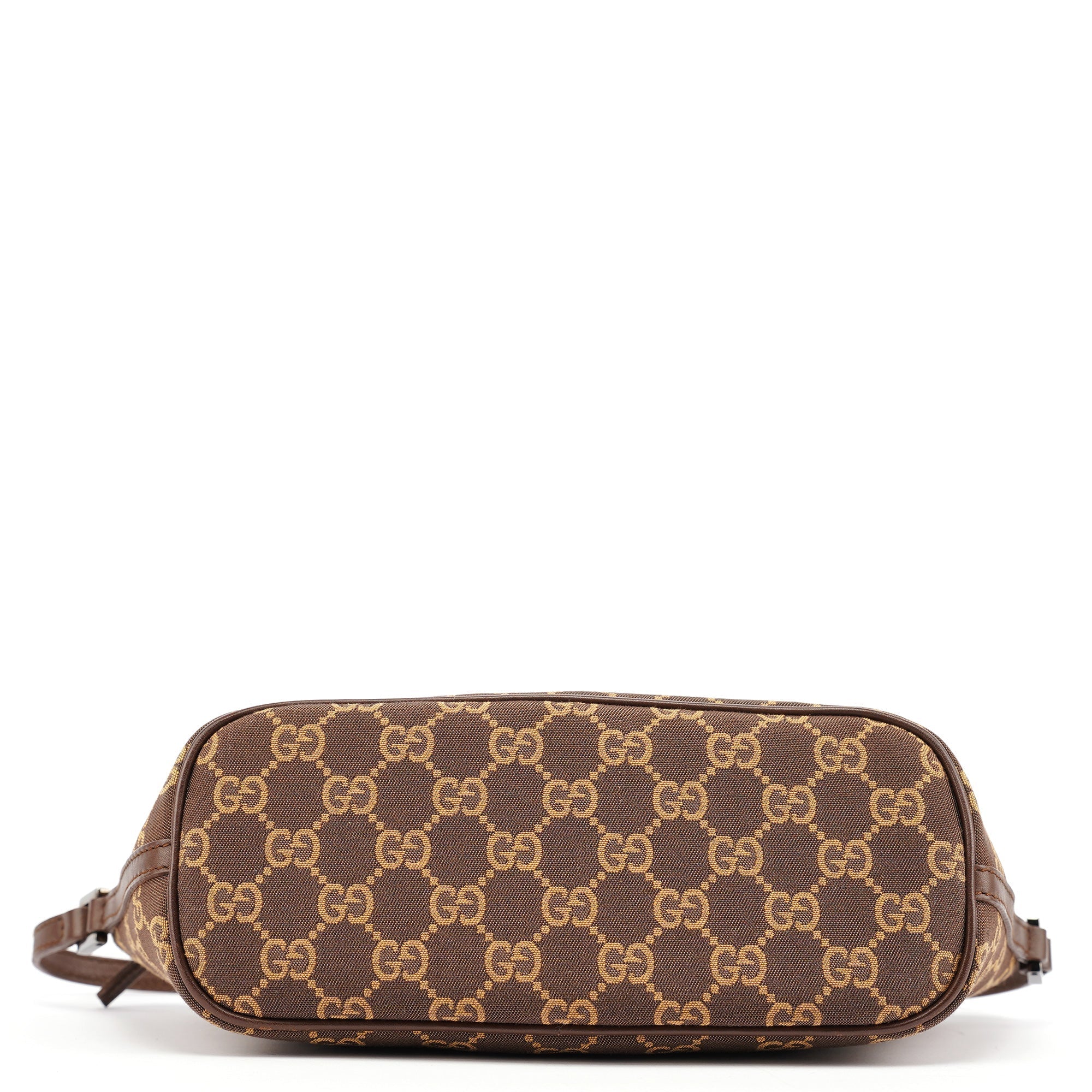 07198 Brown GG Boat Pochette