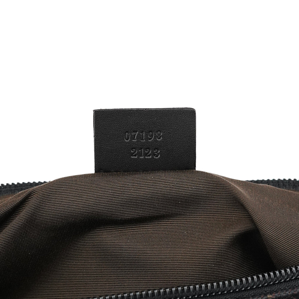 07198 Brown GG Boat Pochette