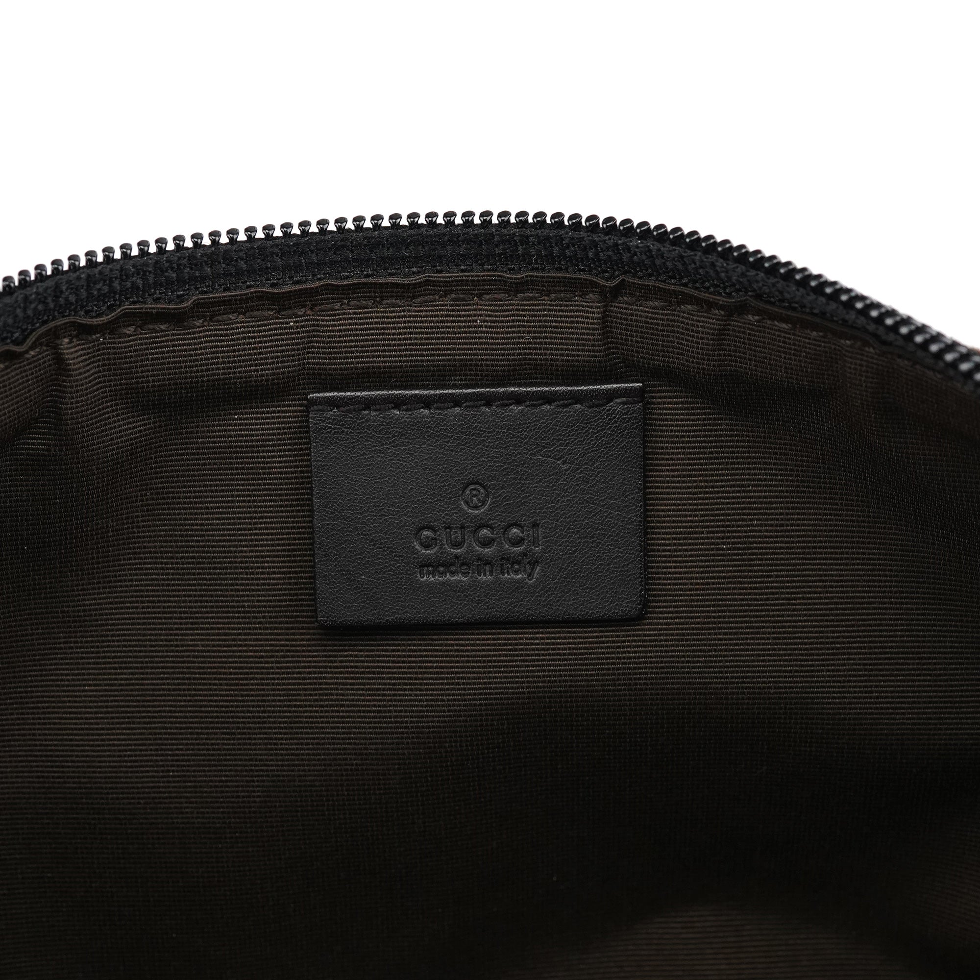07198 Brown GG Boat Pochette
