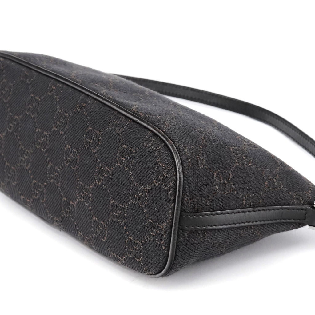 07198 Brown GG Boat Pochette