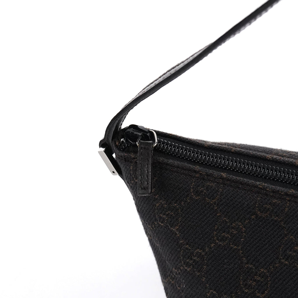 07198 Brown GG Boat Pochette