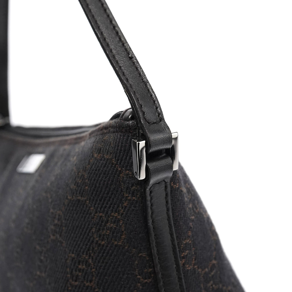 07198 Brown GG Boat Pochette