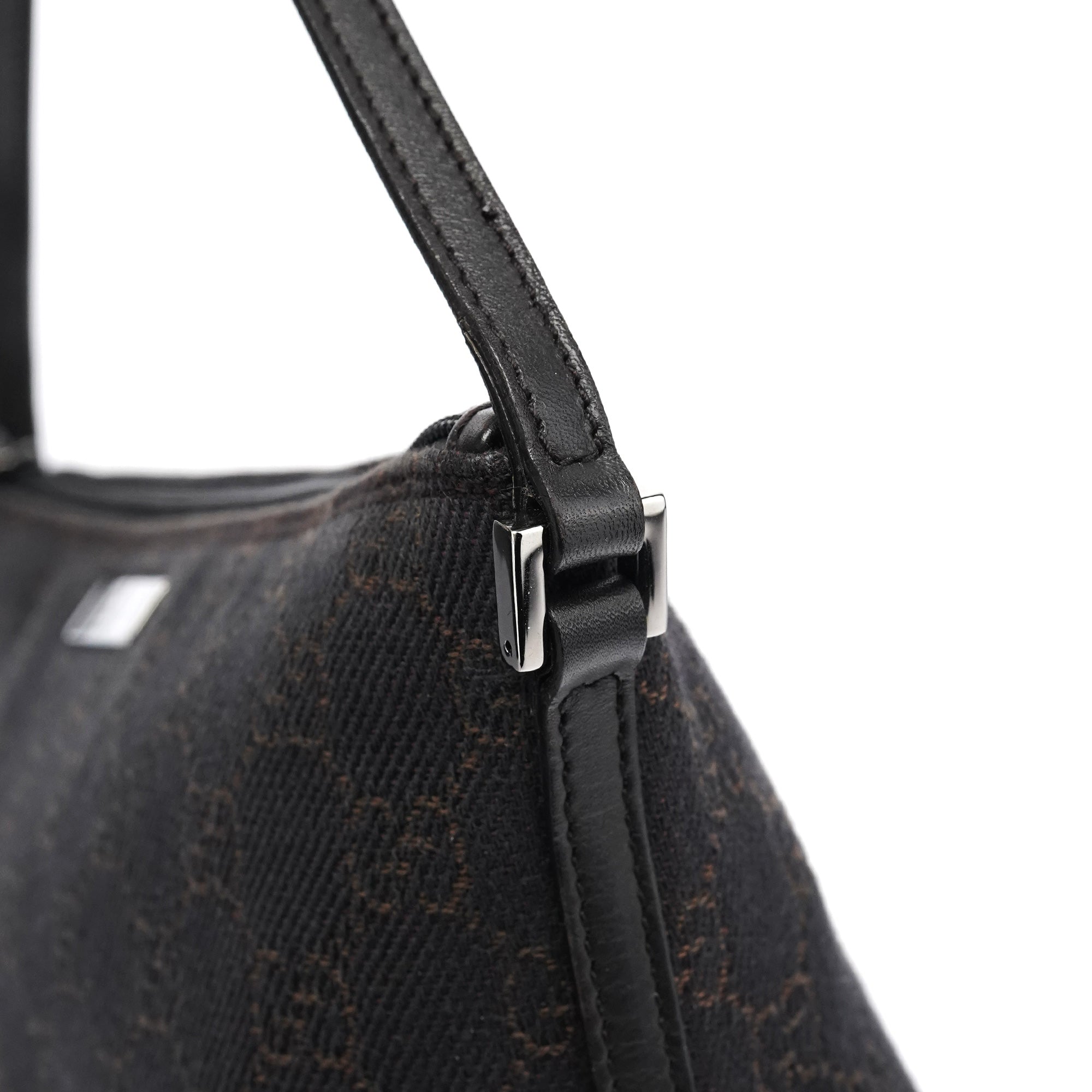 07198 Brown GG Boat Pochette