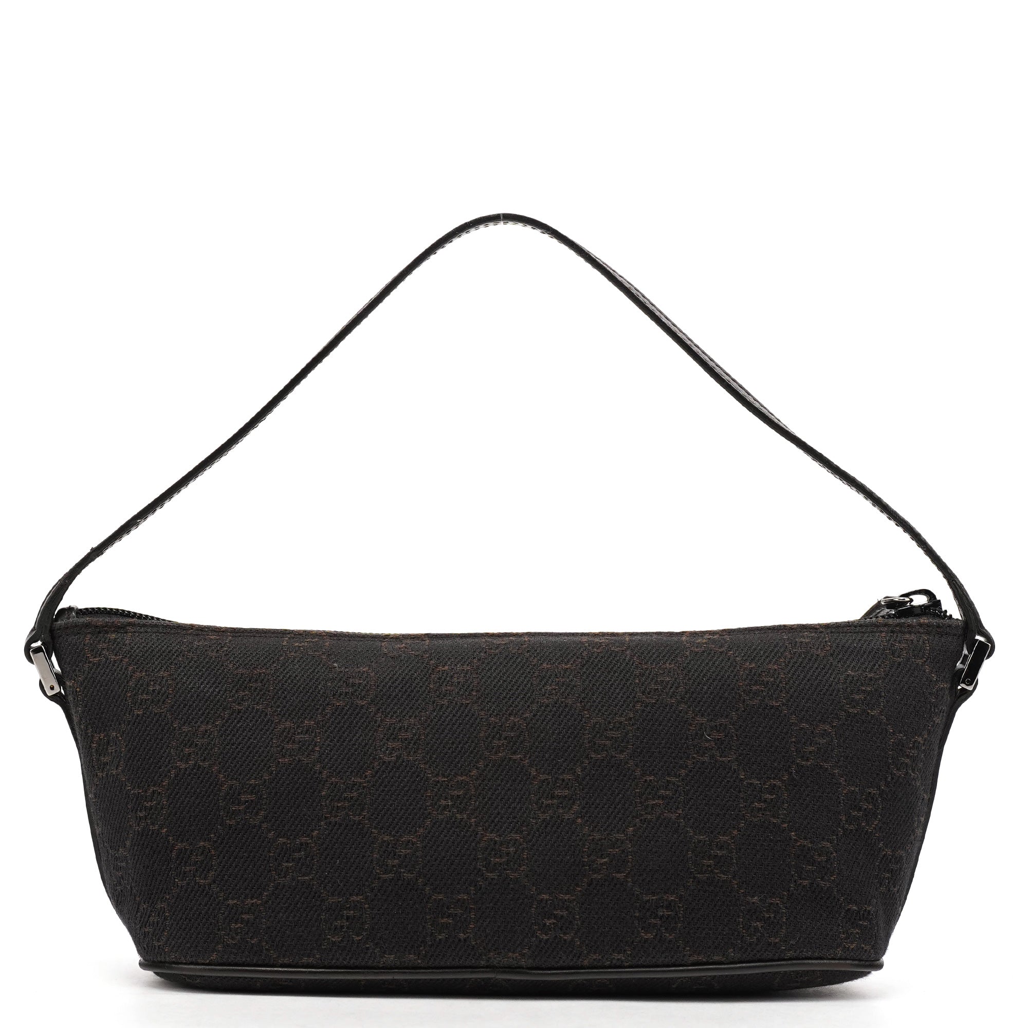 07198 Brown GG Boat Pochette
