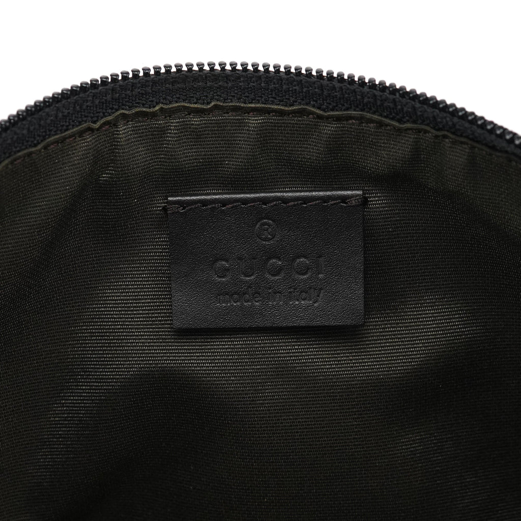 07198 Brown GG Boat Pochette