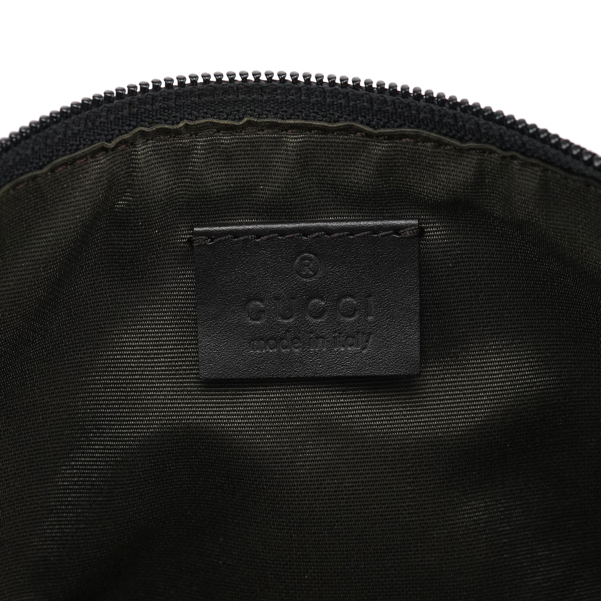 07198 Brown GG Boat Pochette