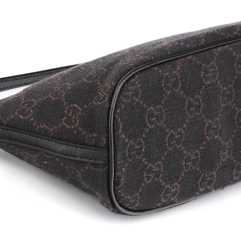 07198 Brown GG Boat Pochette