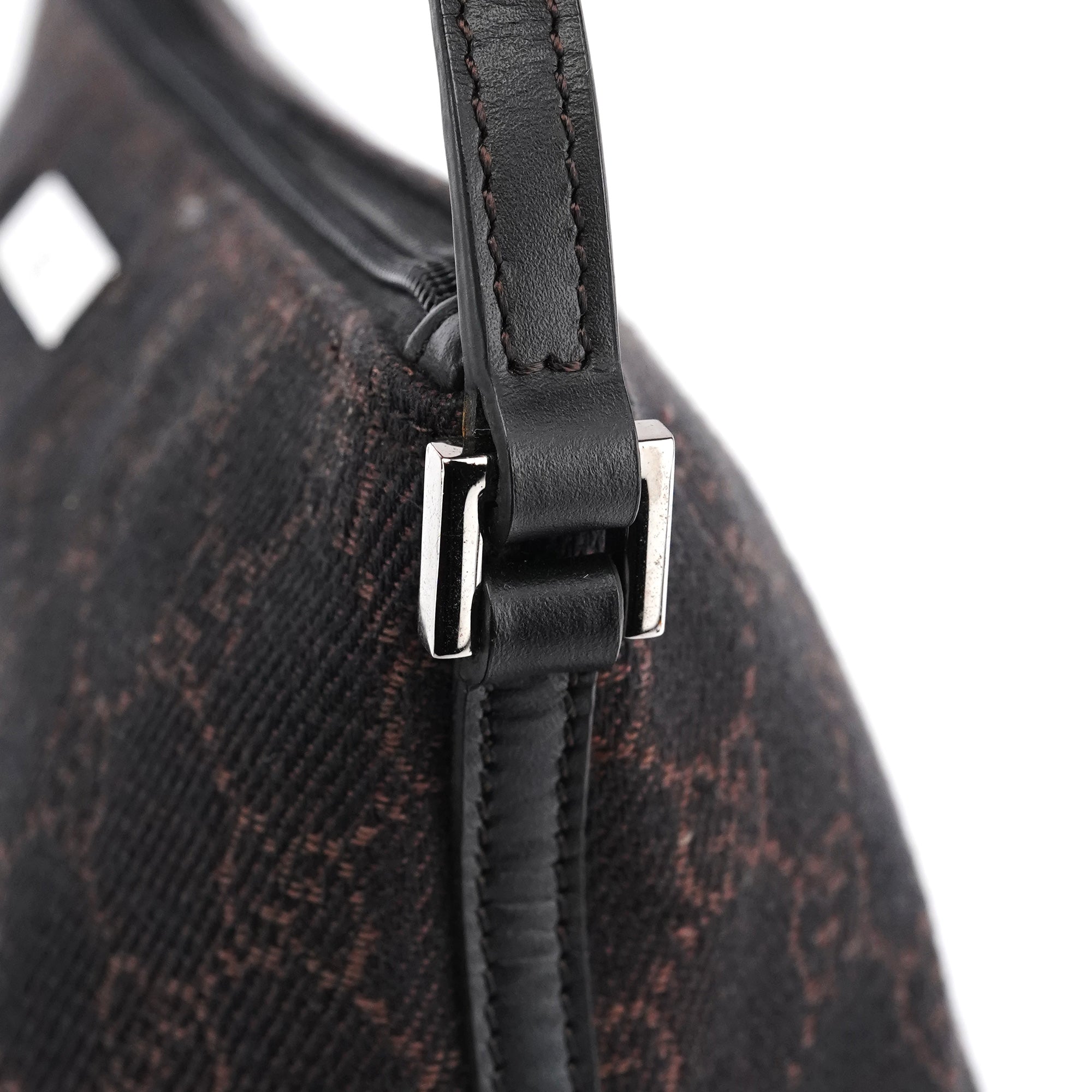 07198 Brown GG Boat Pochette