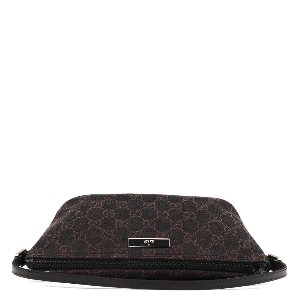 07198 Brown GG Boat Pochette