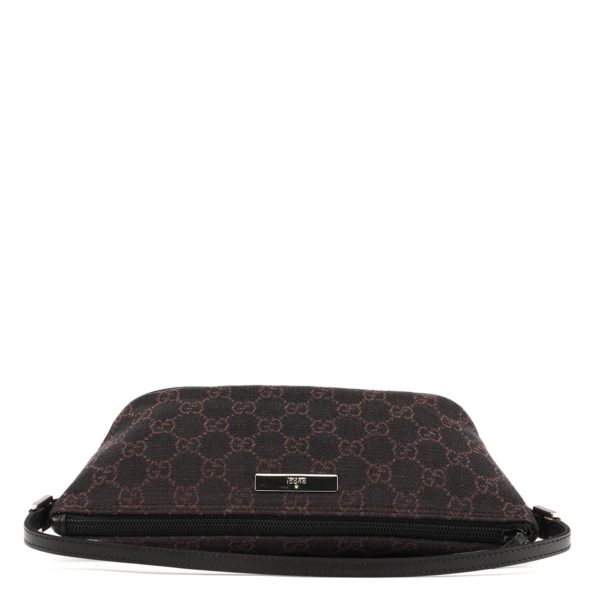 07198 Brown GG Boat Pochette
