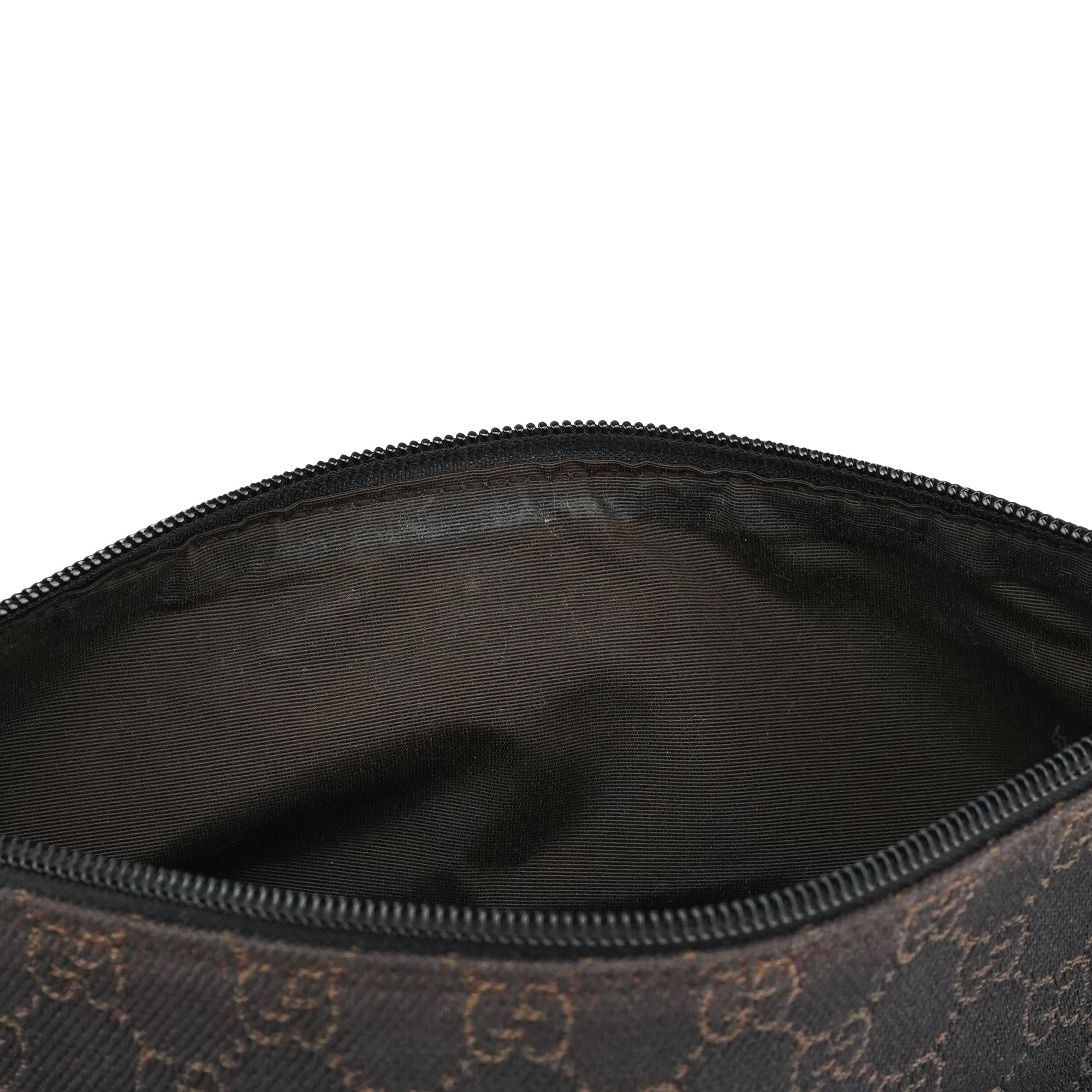 07198 Brown GG Boat Pochette