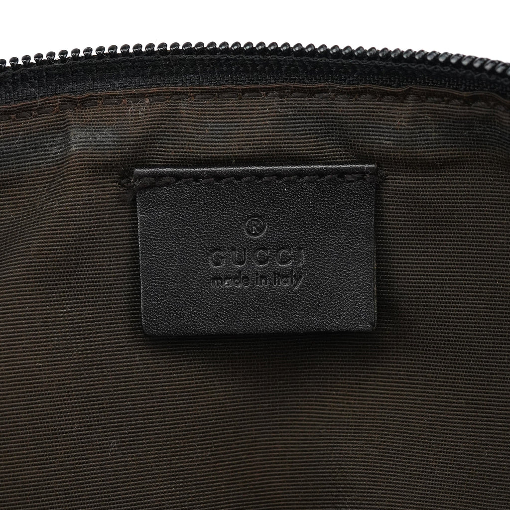 07198 Brown GG Boat Pochette