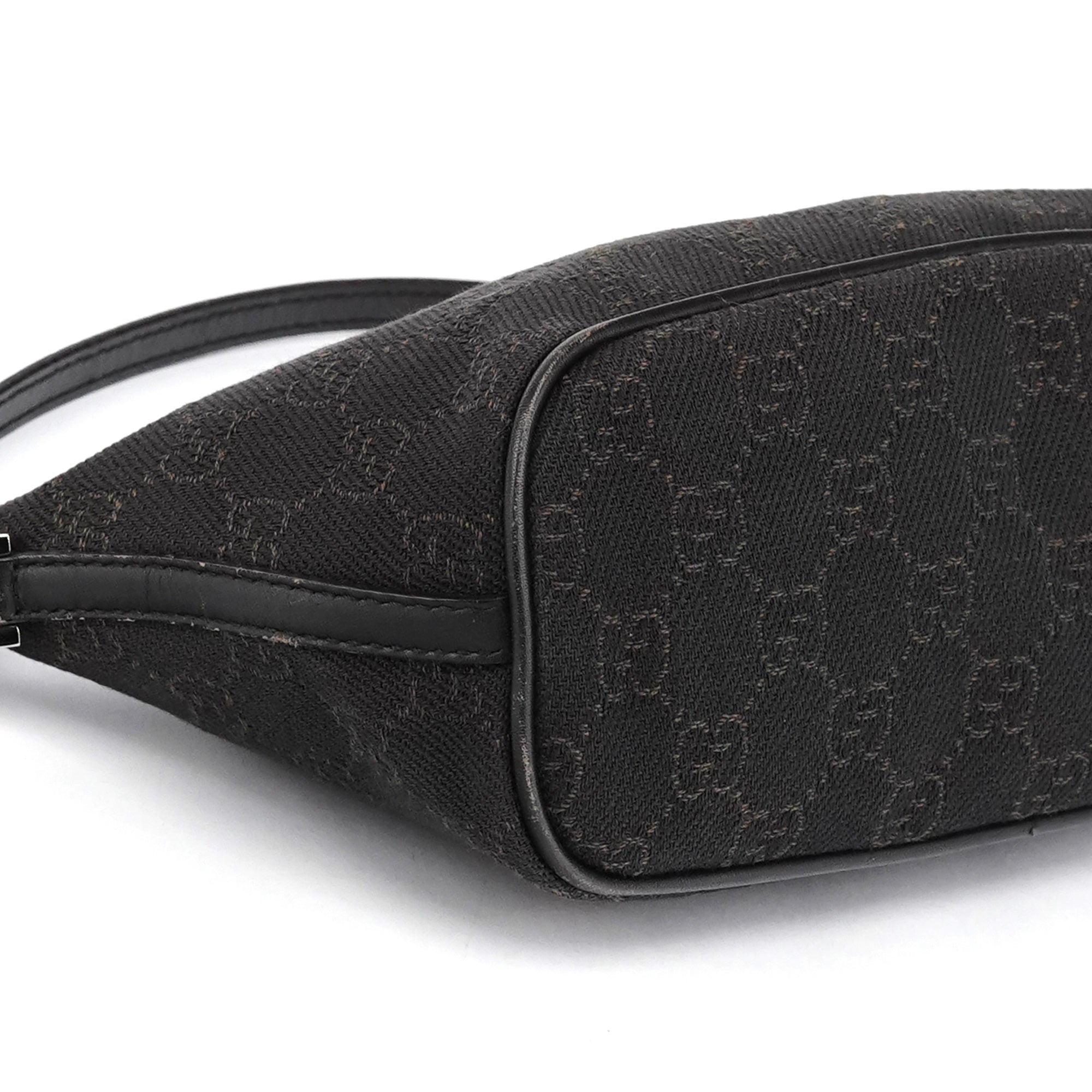 07198 Brown GG Boat Pochette