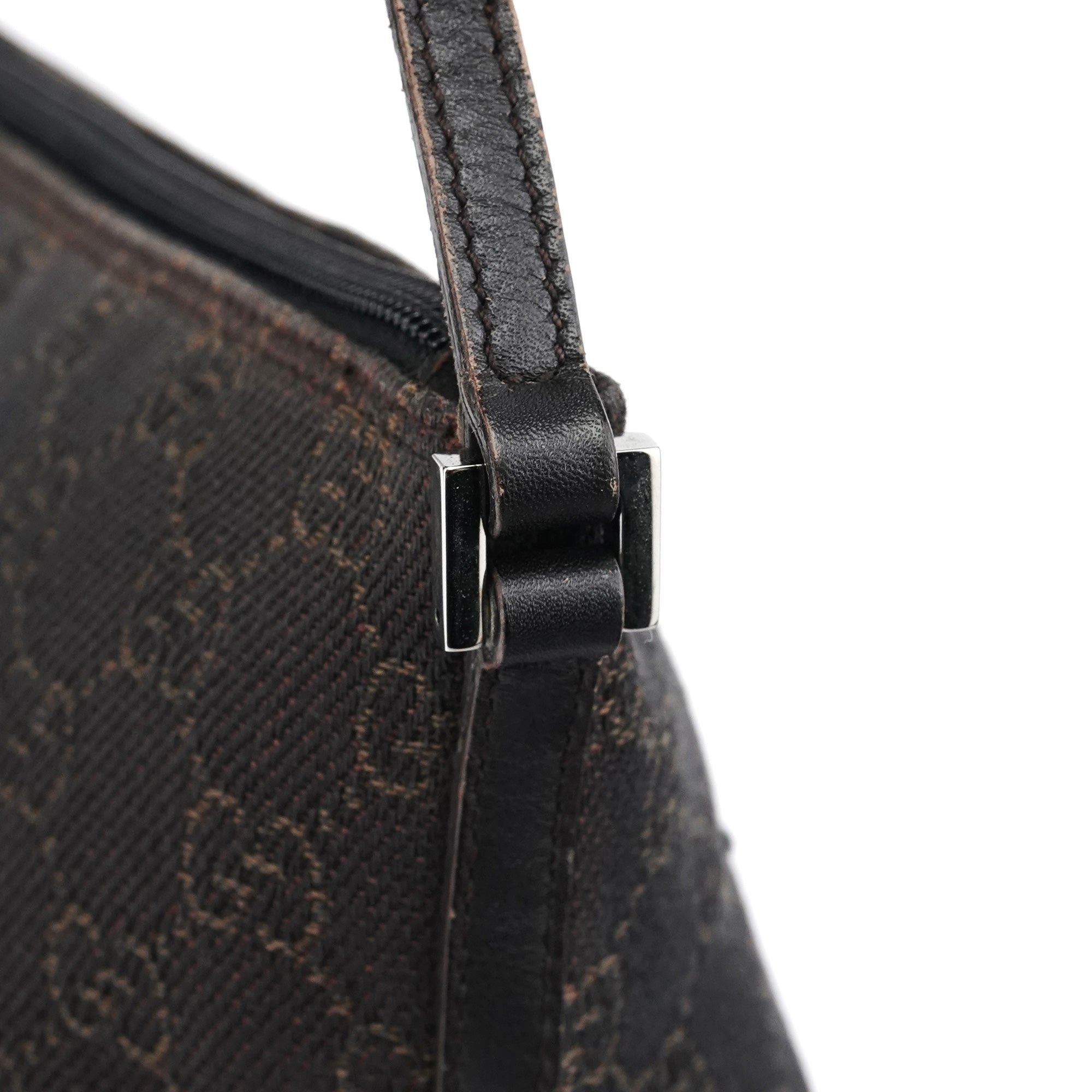 07198 Brown GG Boat Pochette