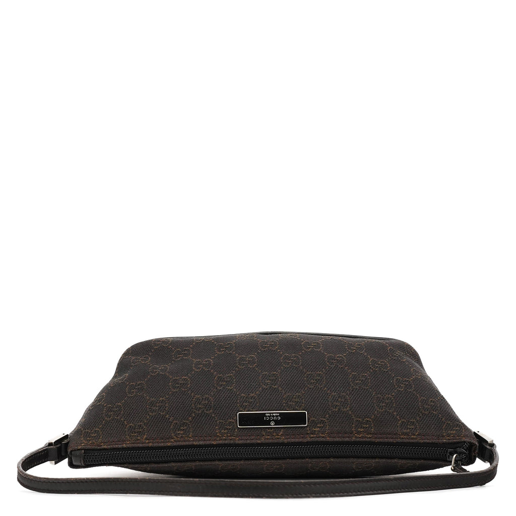 07198 Brown GG Boat Pochette