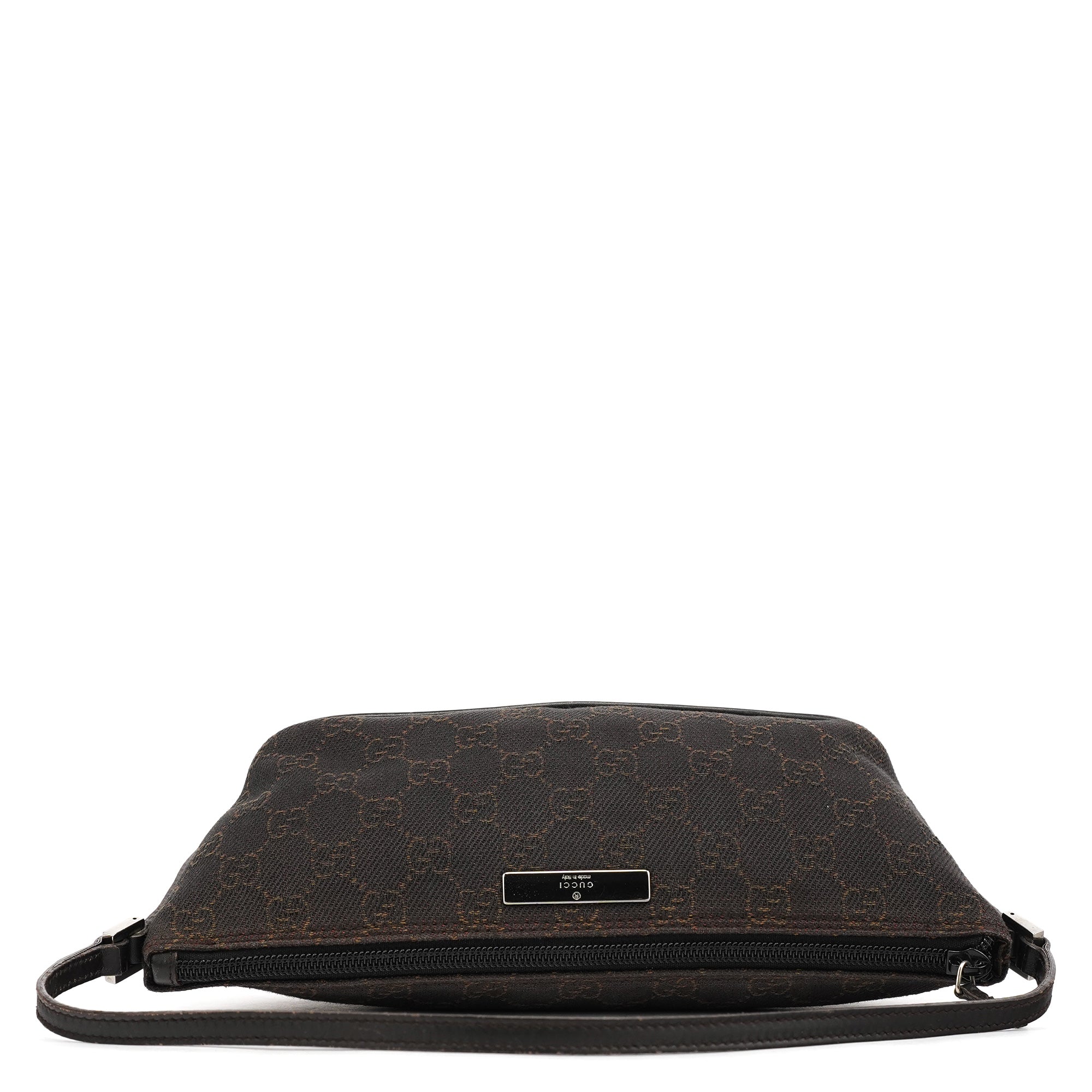 07198 Brown GG Boat Pochette